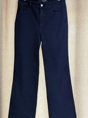 Chico's Dark Wash The Platinum Trouser, High Rise 4 Pocket Trouser Jeans, Size 1